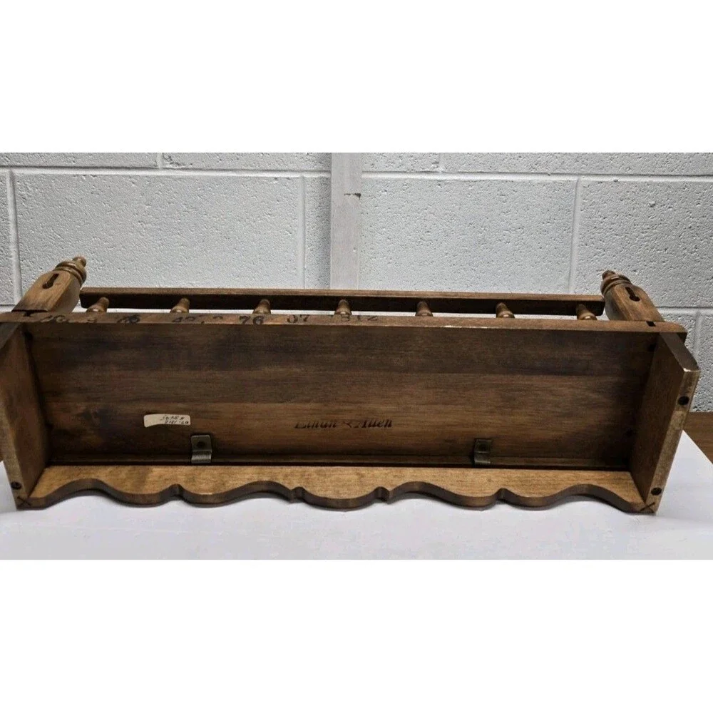 Ethan Allen Heirloom Maple Nutmeg 24” Gallery Wall Shelf